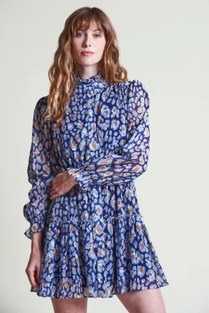 The Shirt Maxwell Dress - Navy Leopard The Shirt Maxwell Dress - Navy Leopard