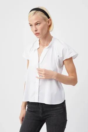 The Shirt The Flutter Shoulder Short Sleeve Shirt The Shirt The Flutter Shoulder Short Sleeve Shirt