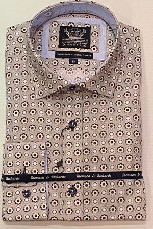 Thomson & Richards Print Shirt - Boateng