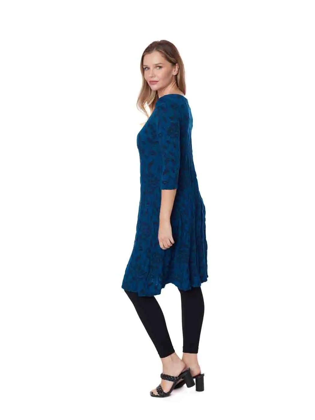 Tianello "Kitori" Knit Jacquard "Ballet" Dress