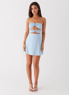 Tianna Mini Dress - Ice Blue Tianna Mini Dress - Ice Blue
