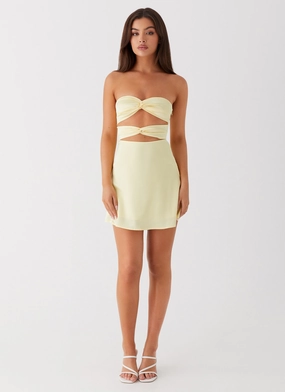 Tianna Mini Dress - Yellow Tianna Mini Dress - Yellow