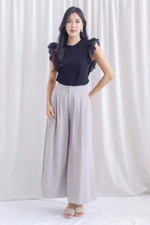 Tiara Wide Legged Pants In Taupe