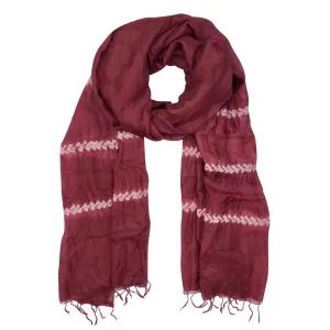 Tie Dye Khmer Silk Scarf - Handmade in Cambodia