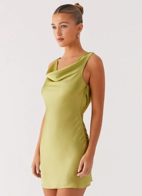 Tiegan Mini Dress - Lime Tiegan Mini Dress - Lime