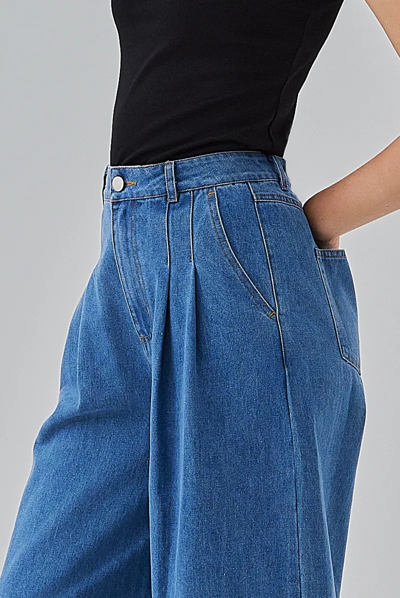 Tiff Wide Legged Denim Jeans