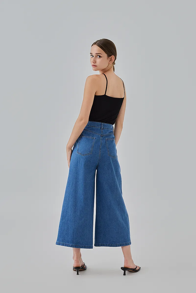 Tiff Wide Legged Denim Jeans