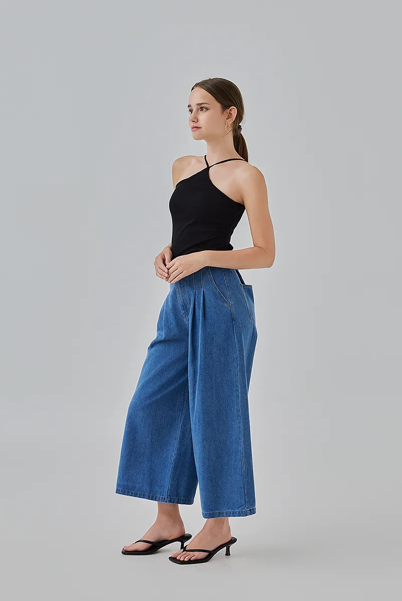 Tiff Wide Legged Denim Jeans