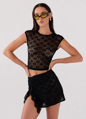 Tiffany Lace Top - Black Tiffany Lace Top - Black