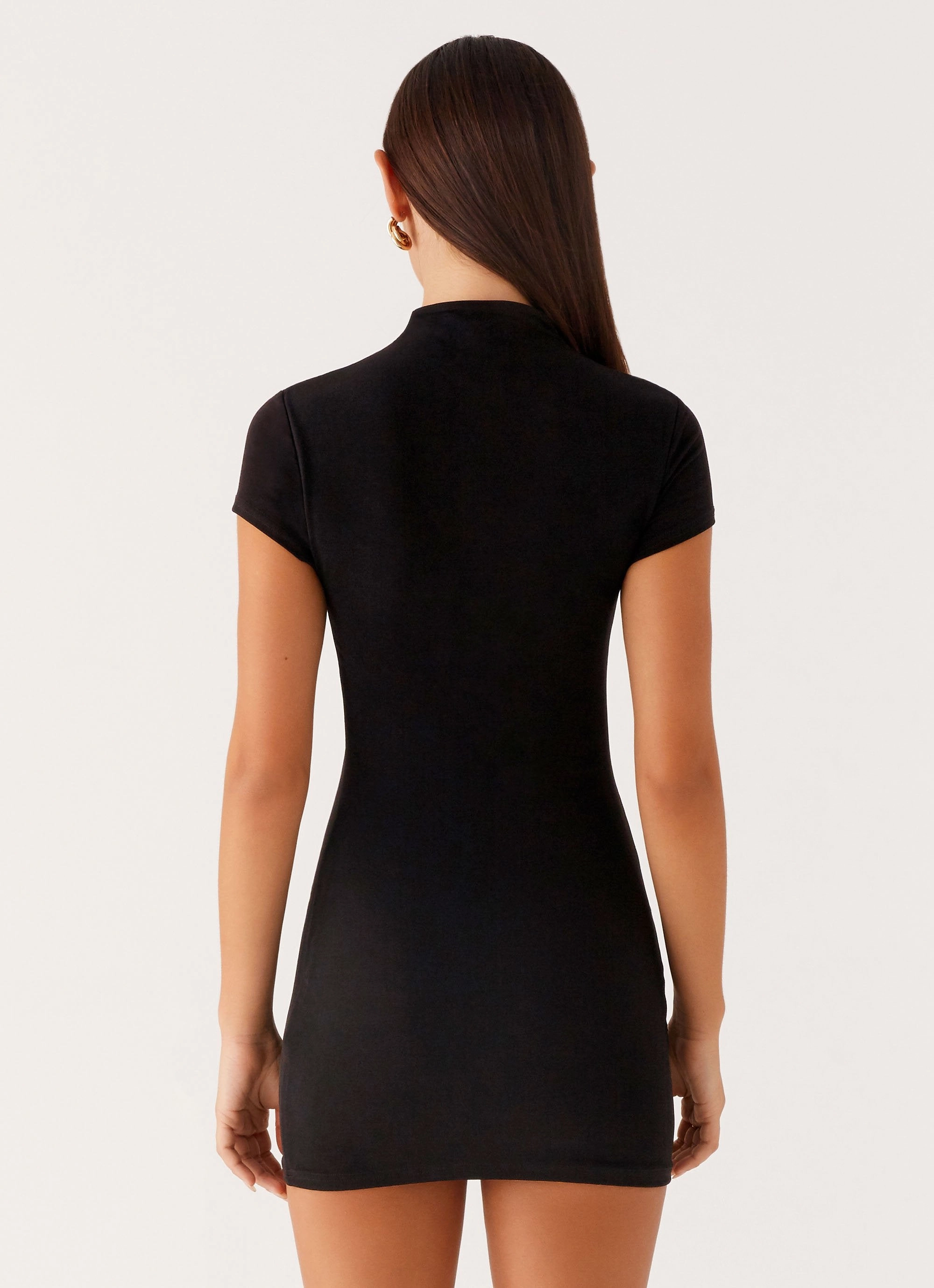 Time Capsule Cut Out Mini Dress - Black