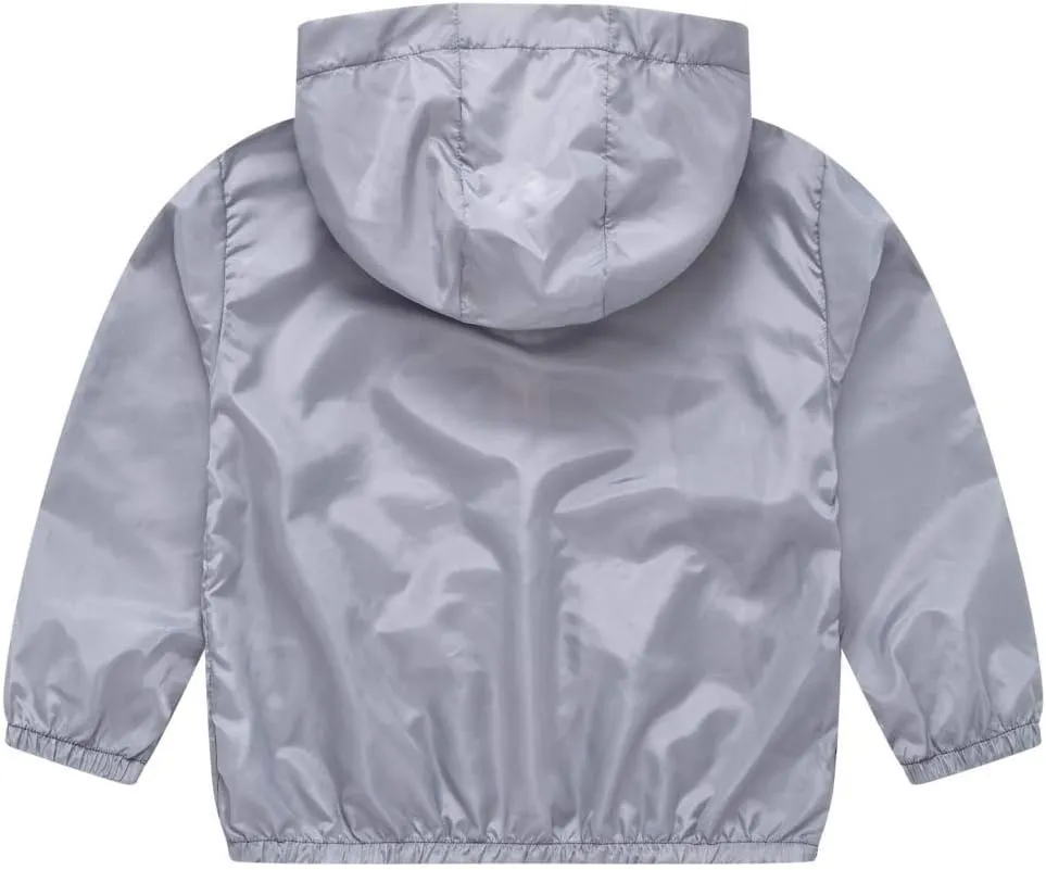 Toddler Kids Summer Jackets Rainbow Hooded Outerwear Zipper Coats Weather Jacket for Girls Star Brand