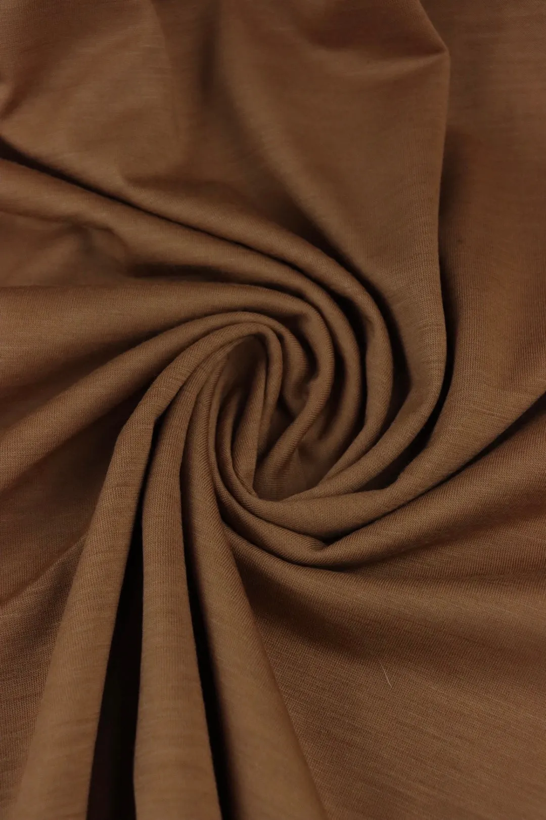 Toffee Kerry 100% Superwash Wool Jersey Knit | By The Half Yard