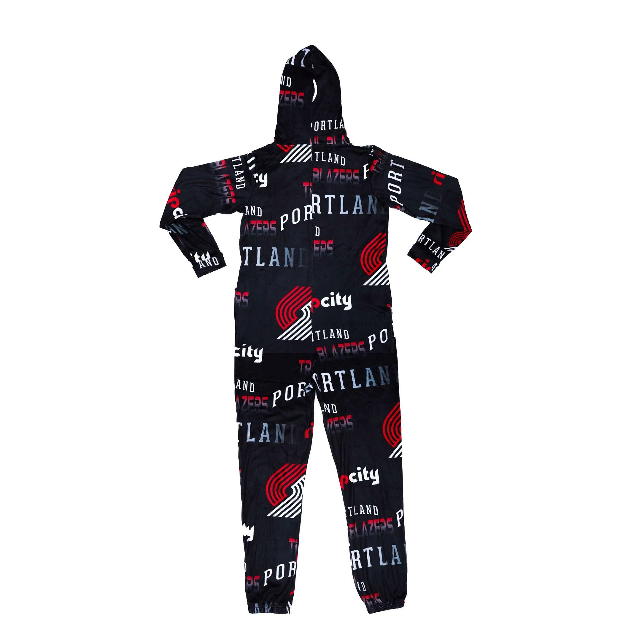 Trail Blazers One Piece Hoodie Fleece Union Suit