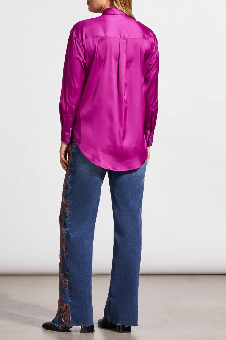 TRBL Satin Button Down