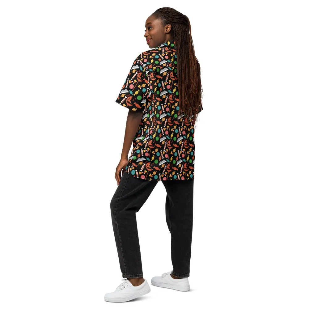 Trick 'r Treat Candy Razor Blades Button Down