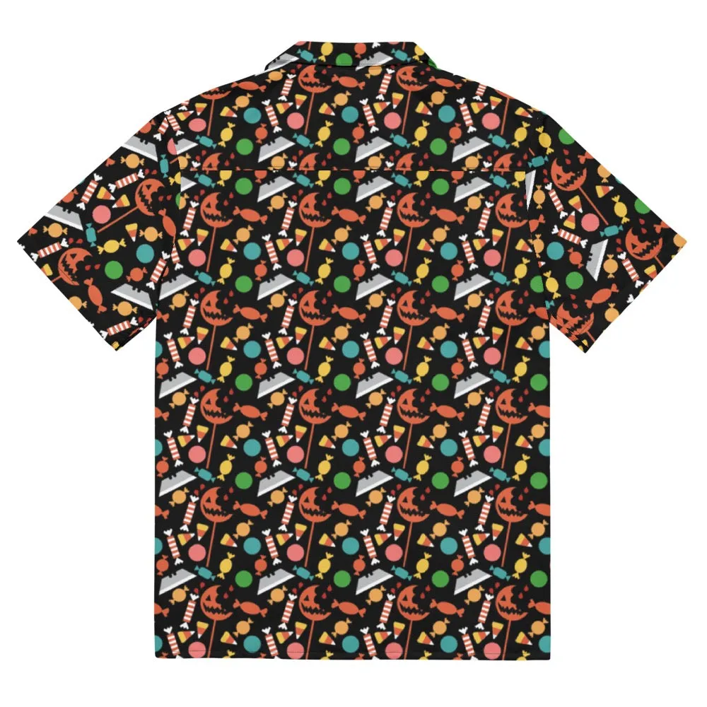 Trick 'r Treat Candy Razor Blades Button Down