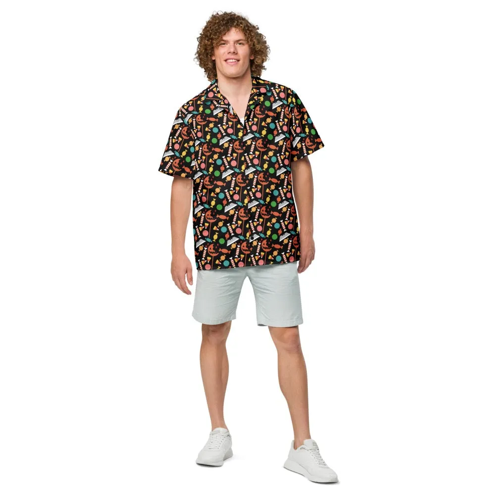 Trick 'r Treat Candy Razor Blades Button Down