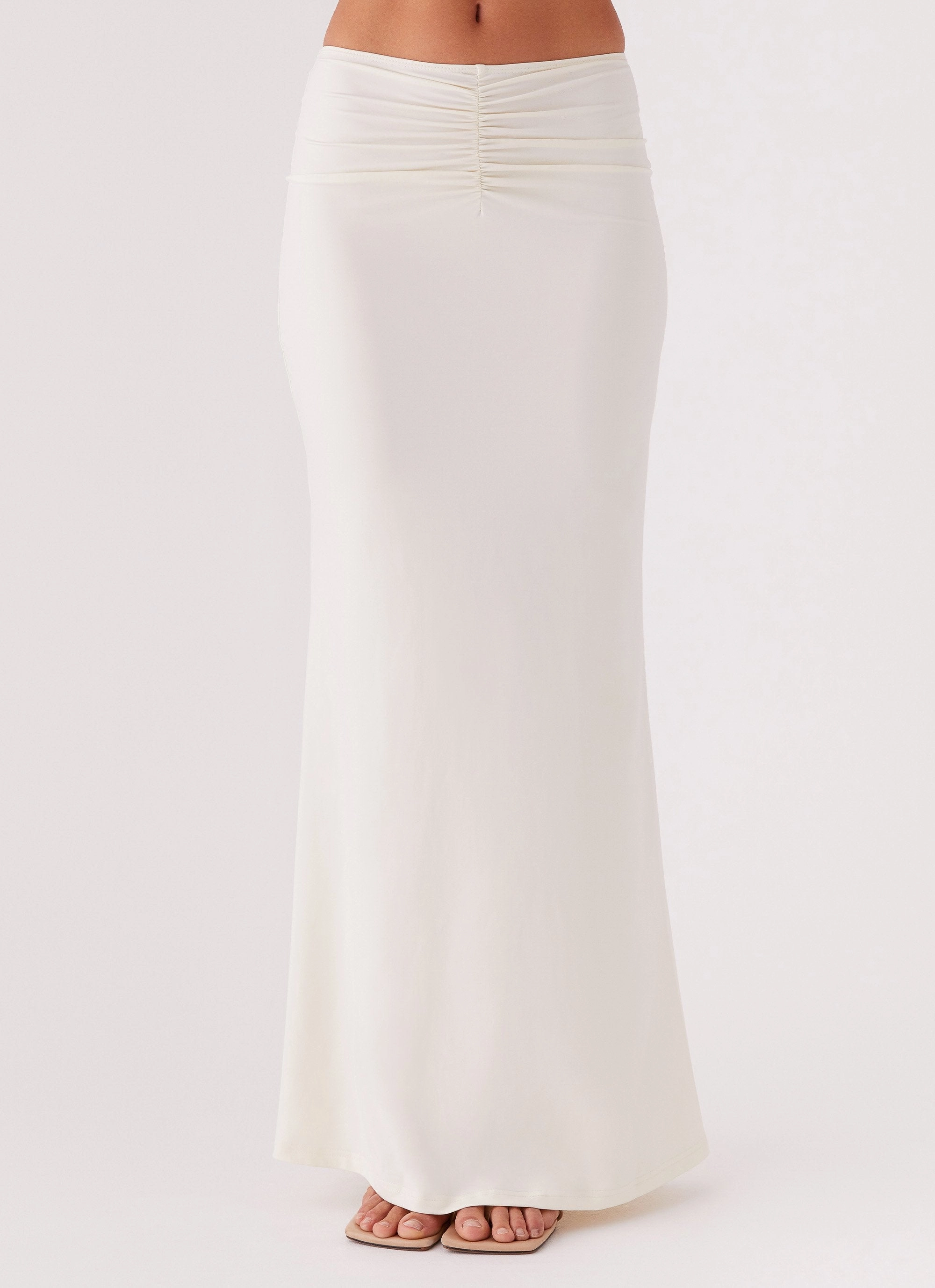 Trixie Maxi Skirt - Ivory