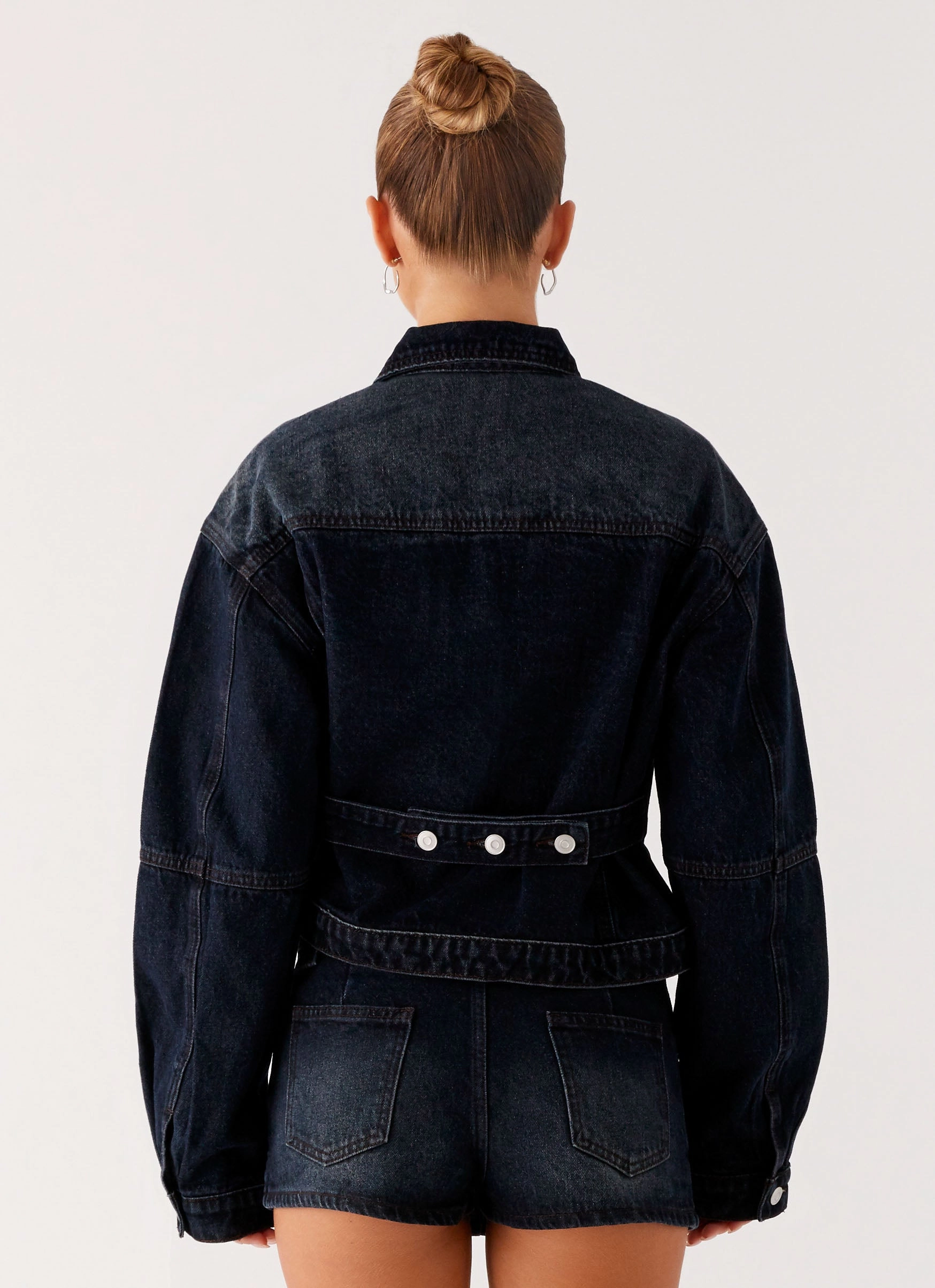 Tropics Denim Jacket - Washed Dark Blue