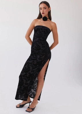 Trouble Love Maxi Dress - Black Trouble Love Maxi Dress - Black