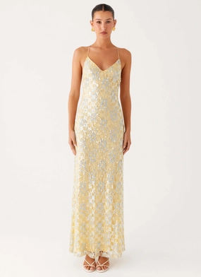 Truly Mine Maxi Dress - Yellow Truly Mine Maxi Dress - Yellow
