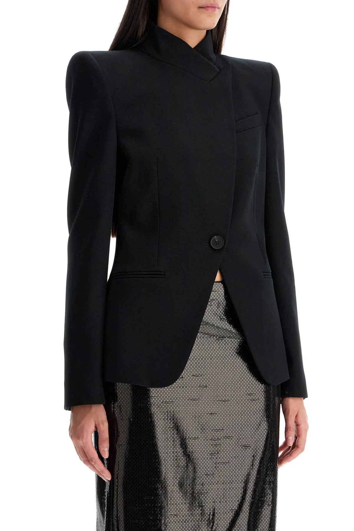 twisted cavalry jacket for 802643 QJACH BLACK