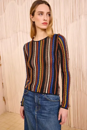 Ulla Johnson Ardith Knit Long Sleeve Top Zoisite Ulla Johnson Ardith Knit Long Sleeve Top Zoisite