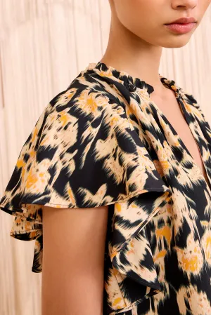 Ulla Johnson Lilo Flutter Sleeve Blouse Ulla Johnson Lilo Flutter Sleeve Blouse