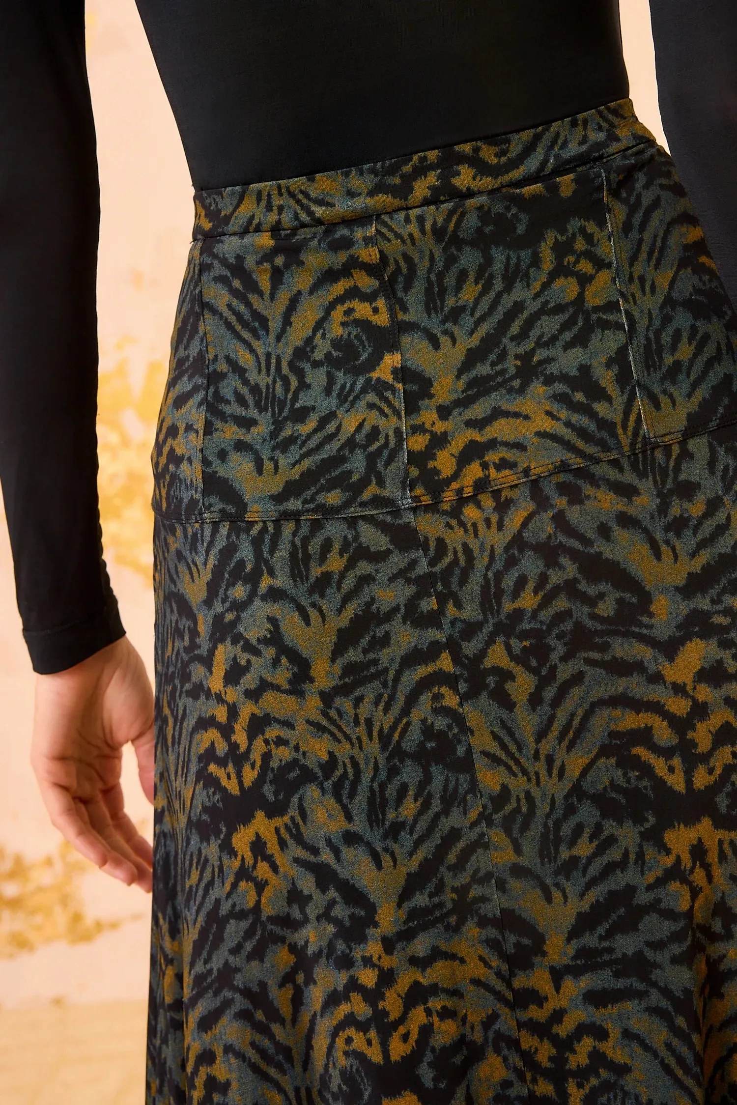 Ulla Johnson Paola Jersey High Waist Midi Skirt