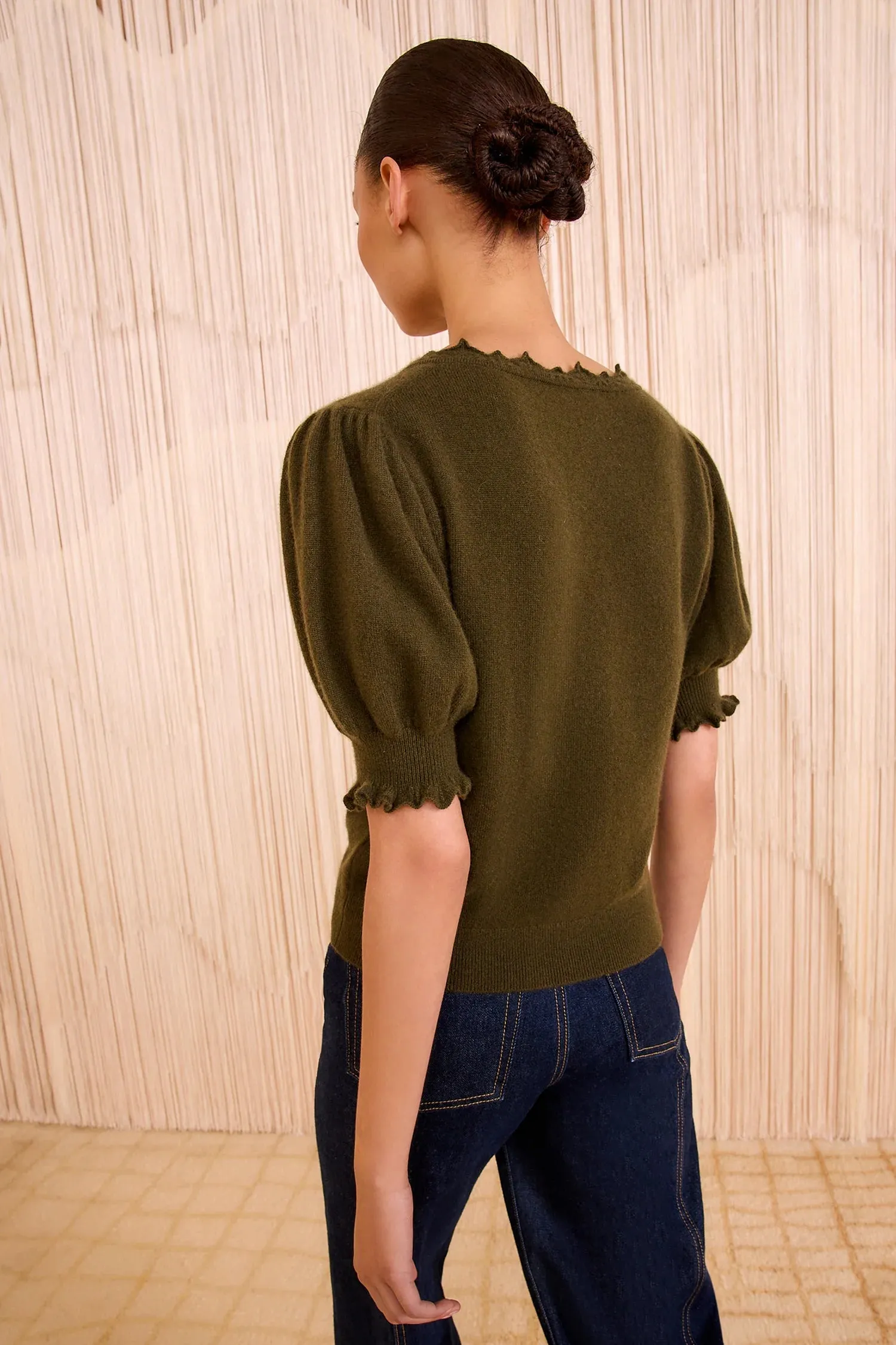 Ulla Johnson Polline Short Sleeve Top