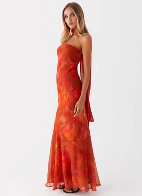 Under The Pagoda Maxi Dress - Amber Under The Pagoda Maxi Dress - Amber
