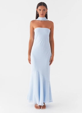 Under The Pagoda Maxi Dress - Blue Under The Pagoda Maxi Dress - Blue