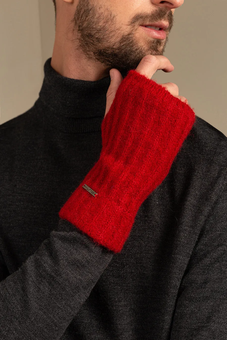 Urubamba Gloves Baby Alpaca & Silk Color Lilium