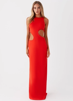 Vaeloria Maxi Dress - Red Vaeloria Maxi Dress - Red