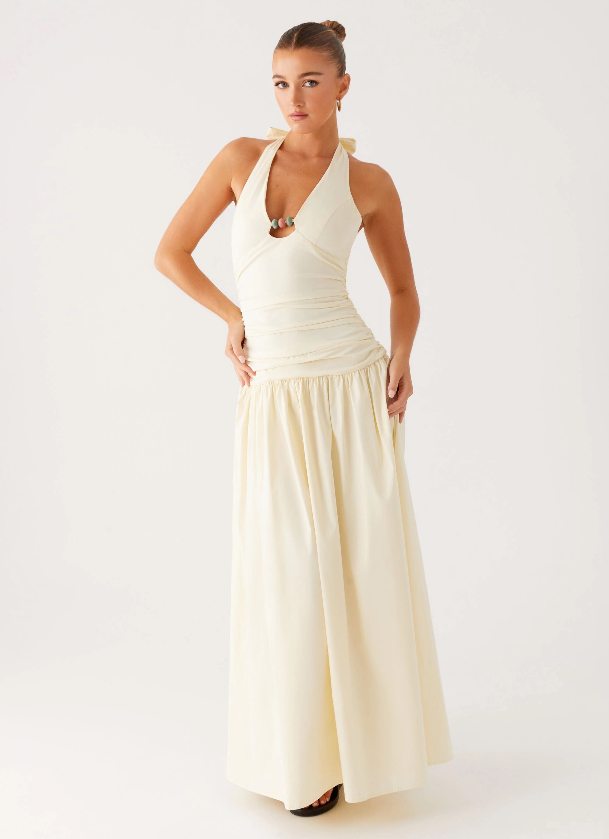 Val Maxi Dress - Lemon