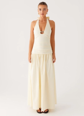 Val Maxi Dress - Lemon Val Maxi Dress - Lemon