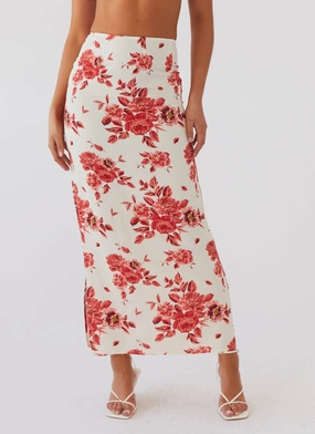 Valencia Villa Maxi Skirt - Rosa Floria Valencia Villa Maxi Skirt - Rosa Floria