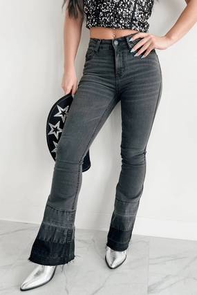 Valkyrie High Rise Flare Indigo Reign Jeans (Black) Valkyrie High Rise Flare Indigo Reign Jeans (Black)