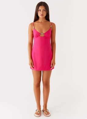 Vander Mini Dress - Fuchsia Vander Mini Dress - Fuchsia