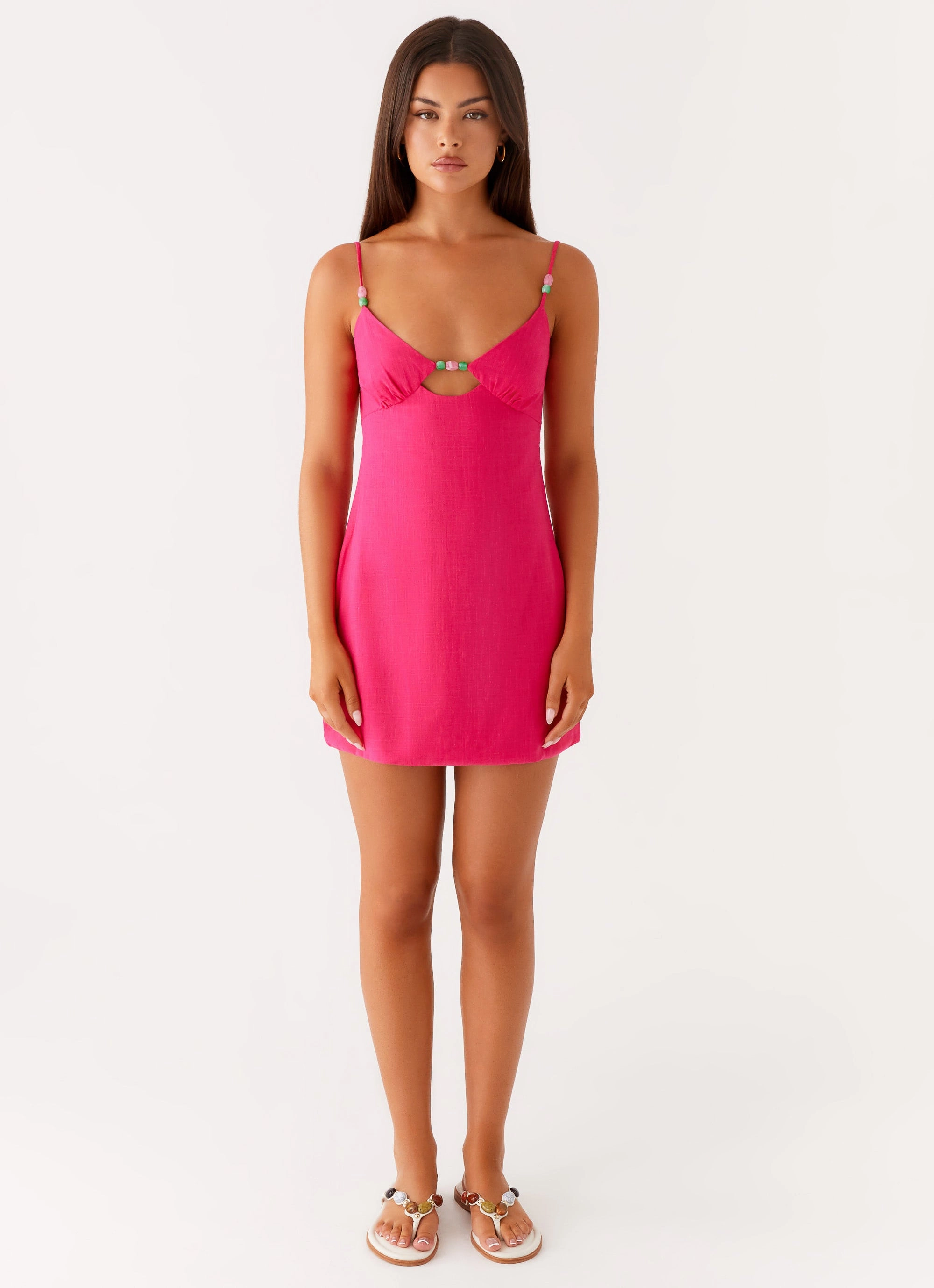 Vander Mini Dress - Fuchsia