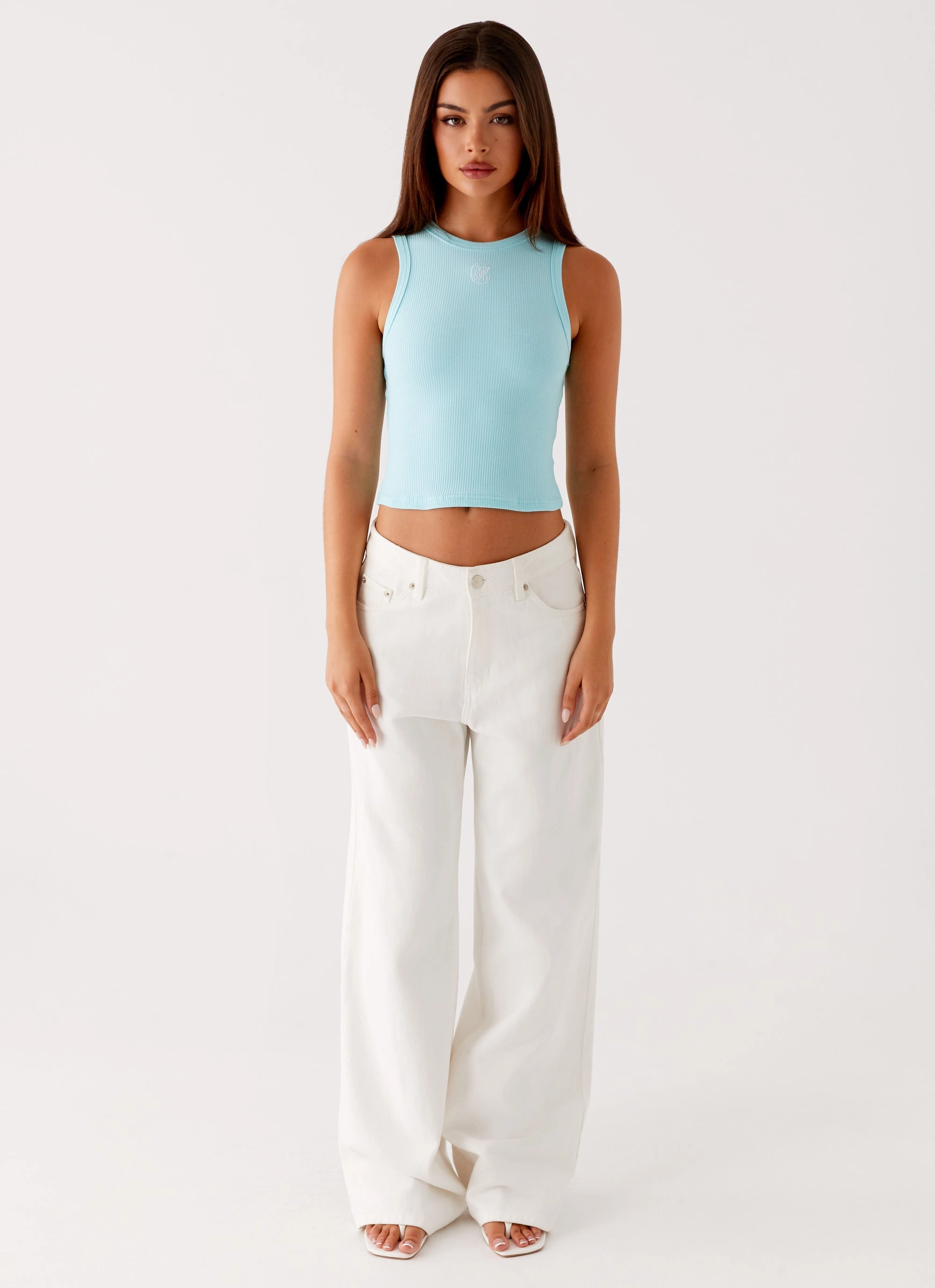 Veda Tank Top - Turquoise