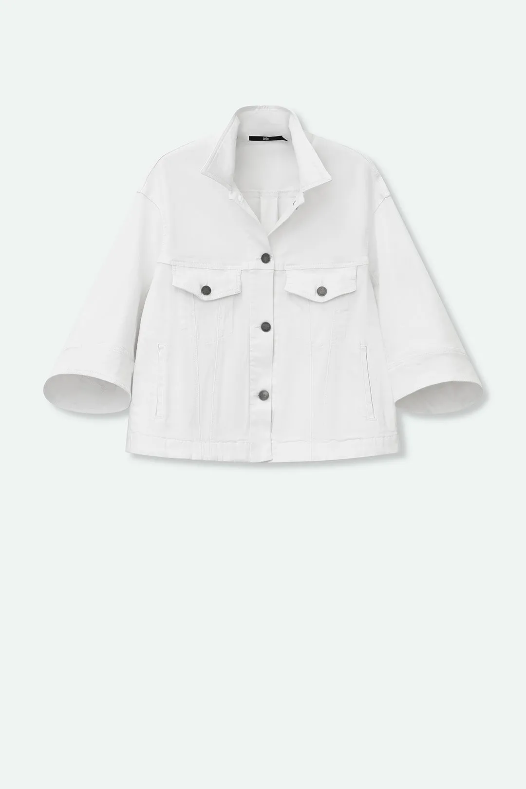 VENETO JACKET GARMENT-DYED ITALIAN STRETCH DENIM