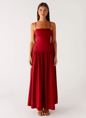 Vince Cami Maxi Dress - Deep Red Vince Cami Maxi Dress - Deep Red