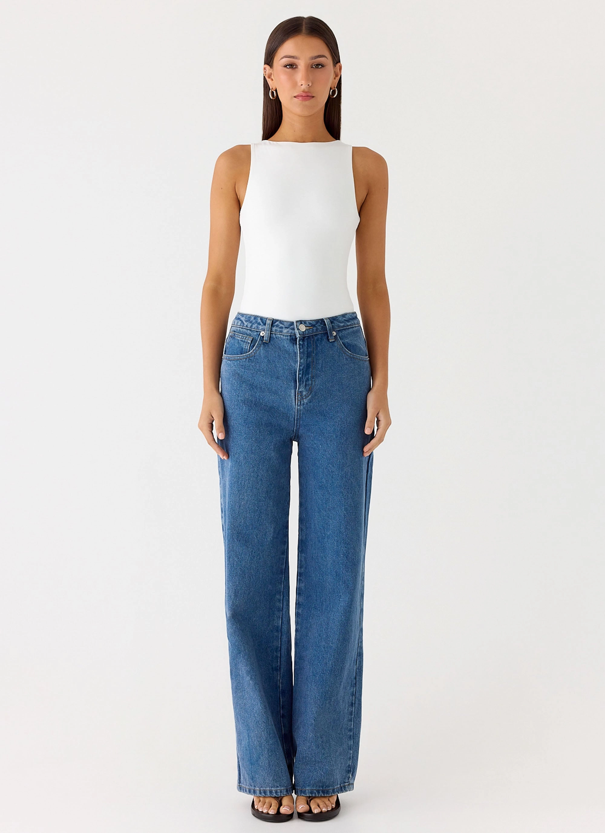 Vincenza Bodysuit - White