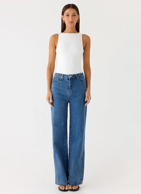 Vincenza Bodysuit - White Vincenza Bodysuit - White