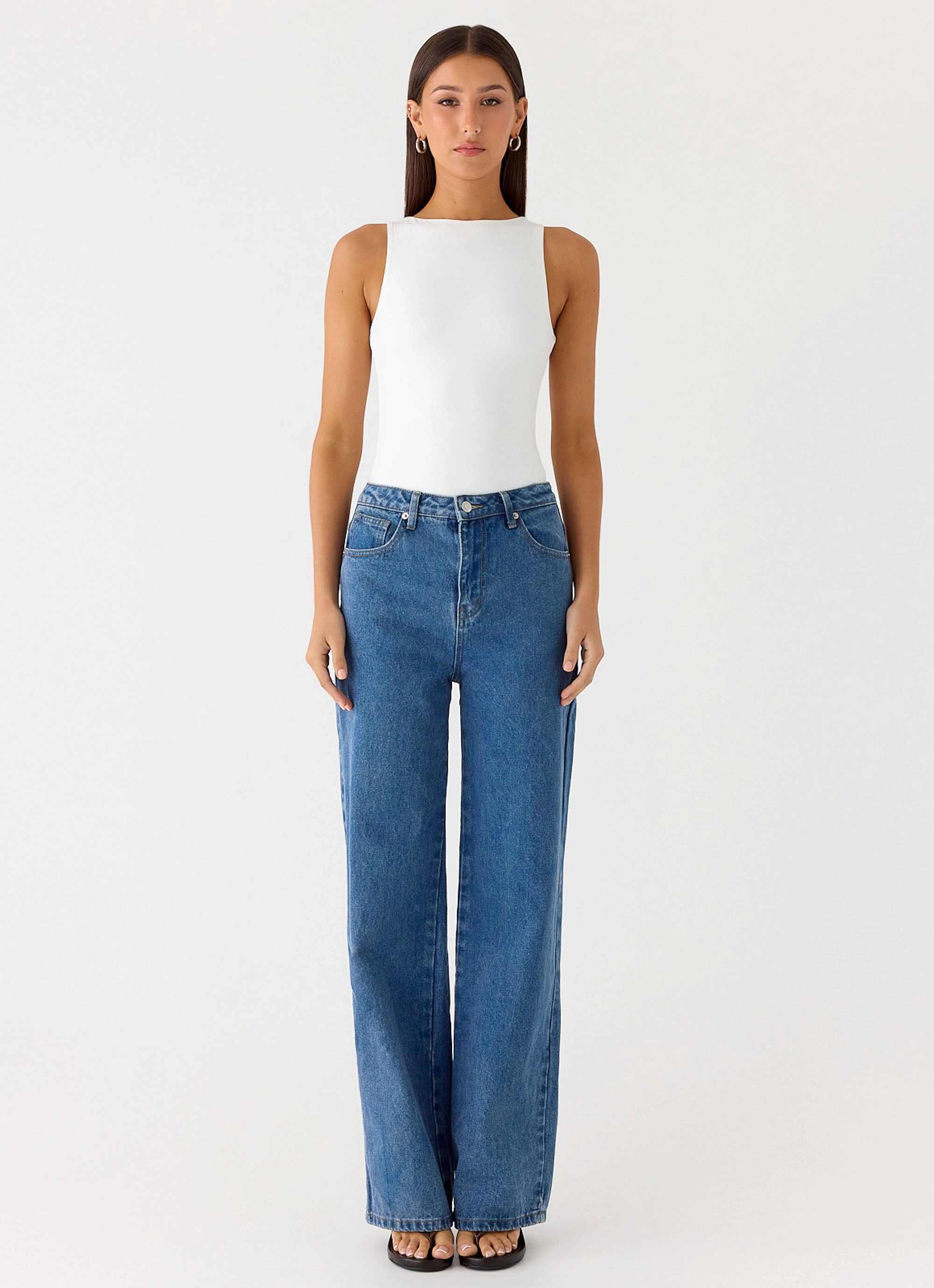 Vincenza Bodysuit - White