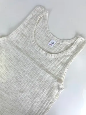Vintage 1980s Deadstock Acrylic-Knit Heather Tank Tops, NOS, XL