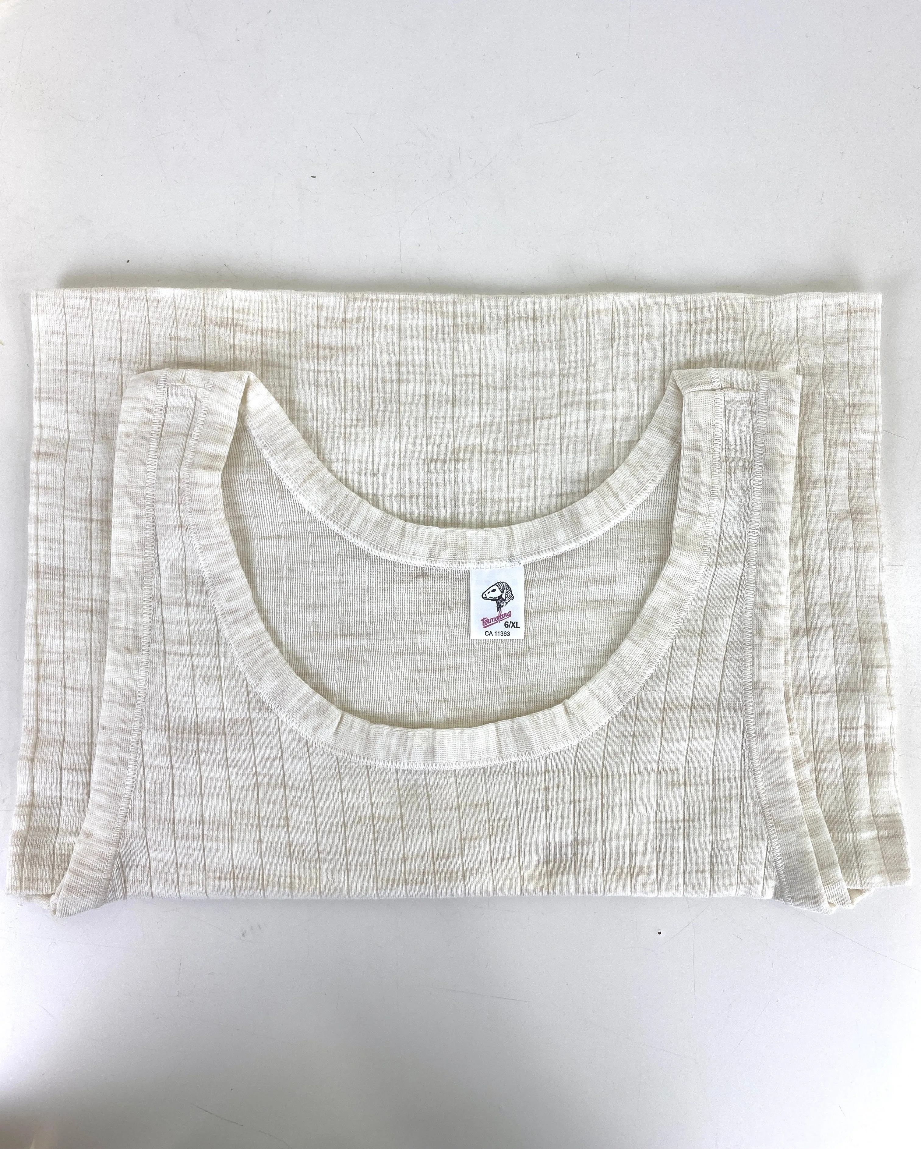 Vintage 1980s Deadstock Acrylic-Knit Heather Tank Tops, NOS, XL