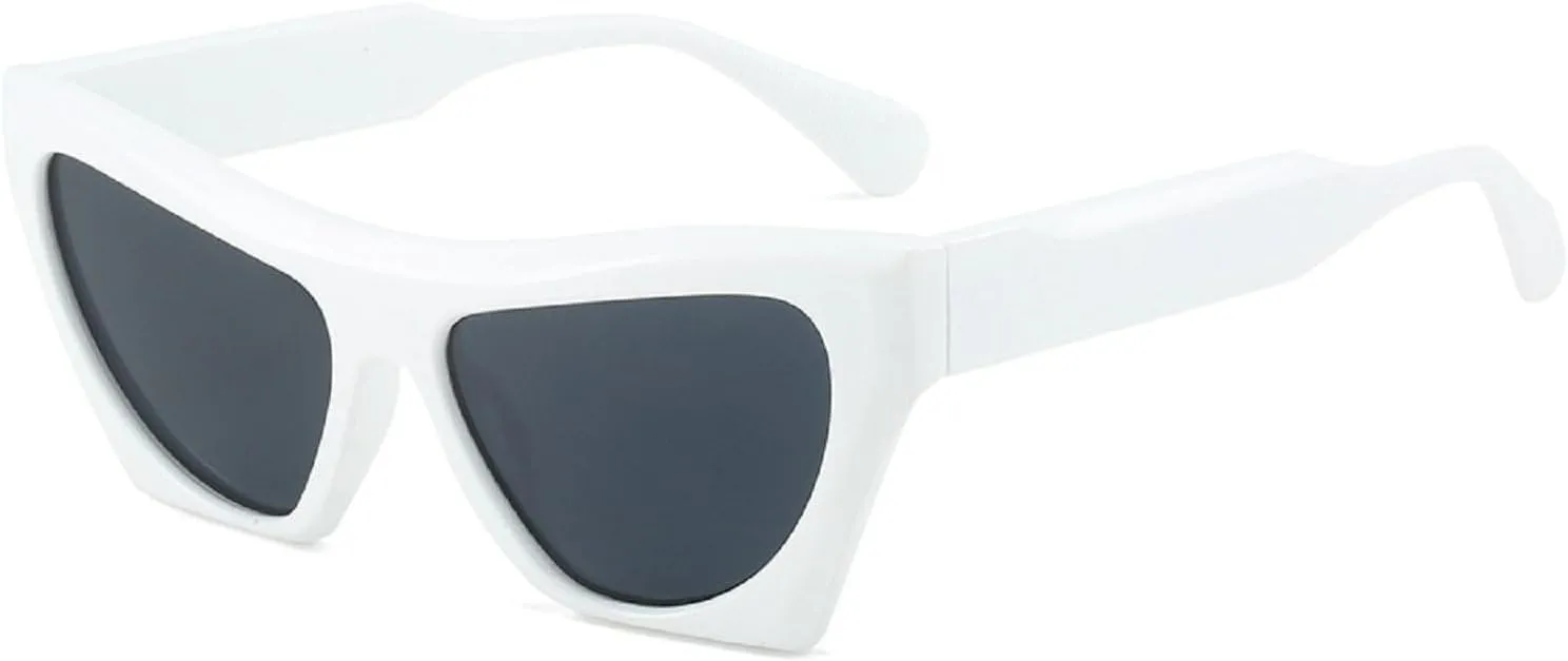 Vintage Rectangle Sunglasses Women Fashion Cat Eye Sun Glasses Eyewear Trendy Female Gradient Shades uv400
