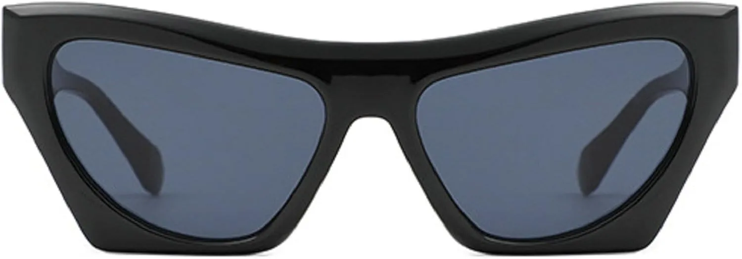 Vintage Rectangle Sunglasses Women Fashion Cat Eye Sun Glasses Eyewear Trendy Female Gradient Shades uv400